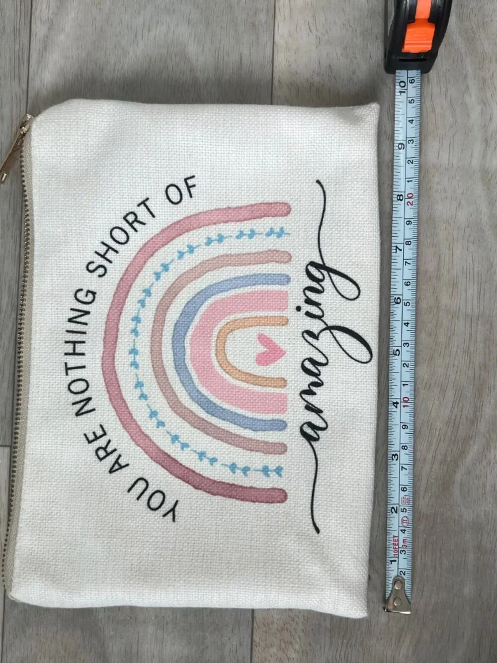 Zippered Canvas Pouch